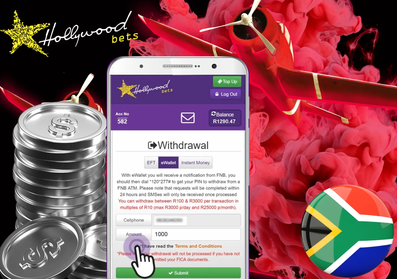 How to withdraw the money you have won