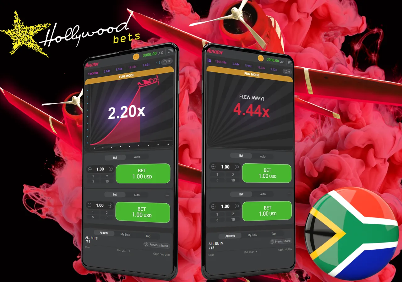 All the features of the Aviator game are available in the mobile app