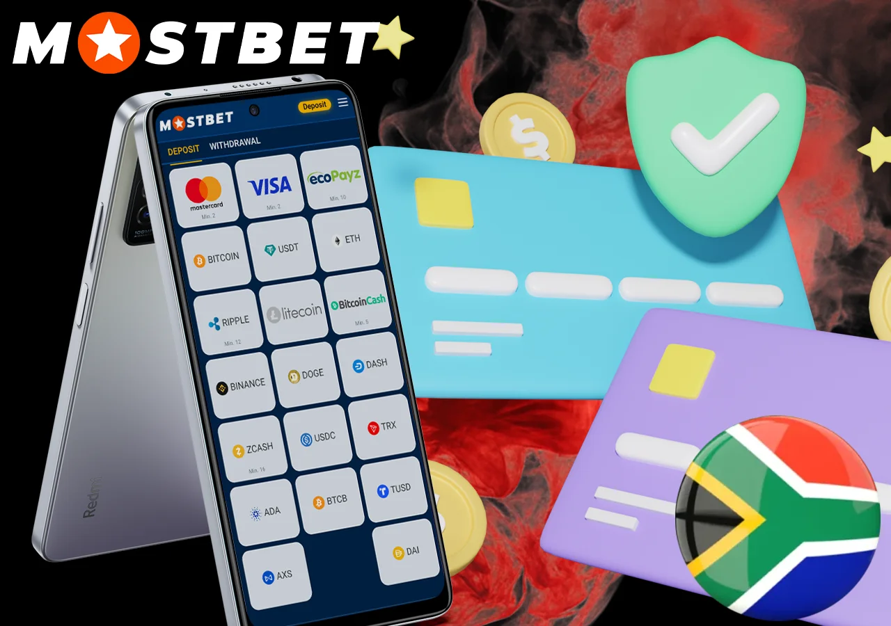 Varied choice of deposit and withdrawal methods