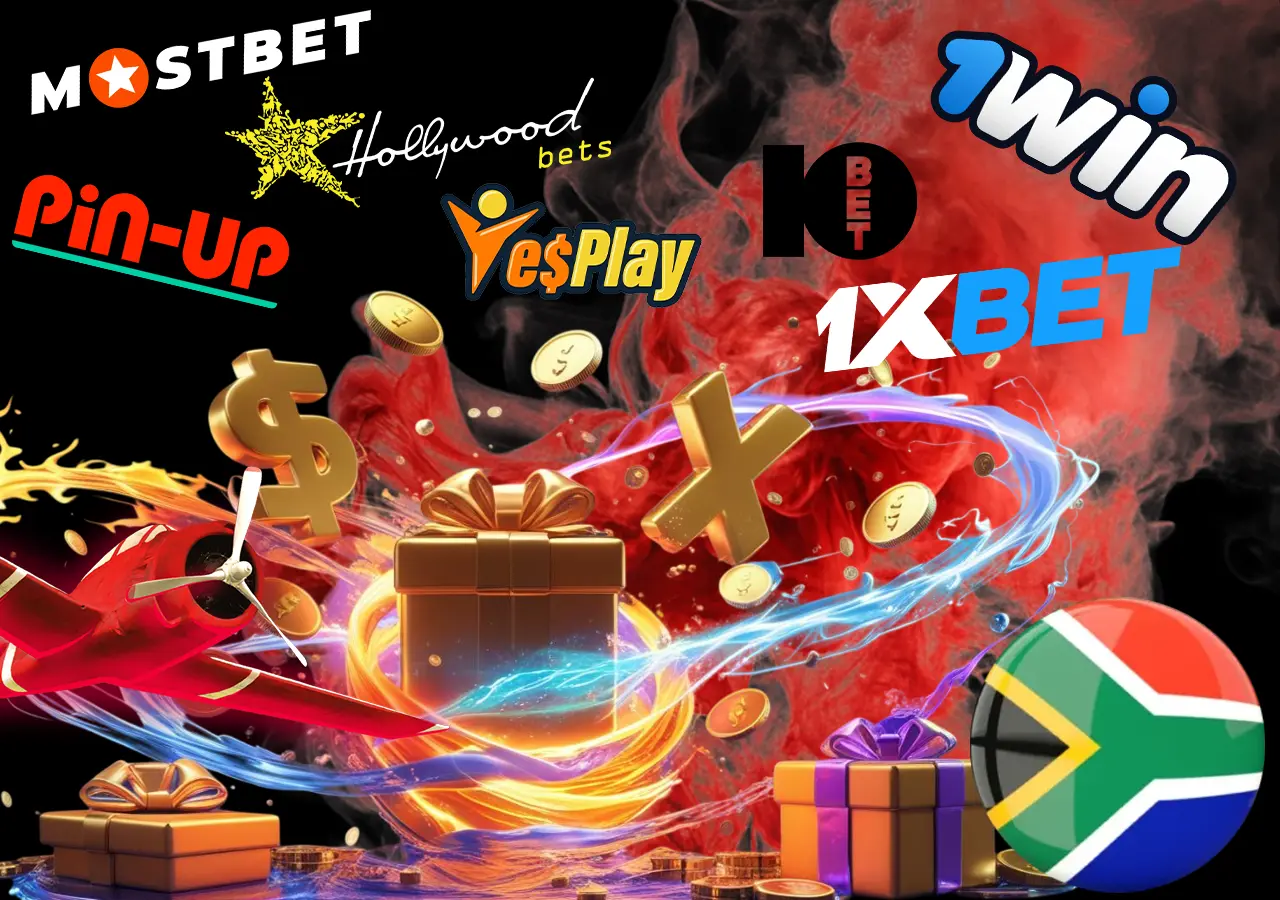 The best casino bonuses of various bookmakers in South Africa